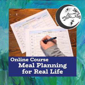Meal Planning for Real Life - an online course from Moon and Hare Collective